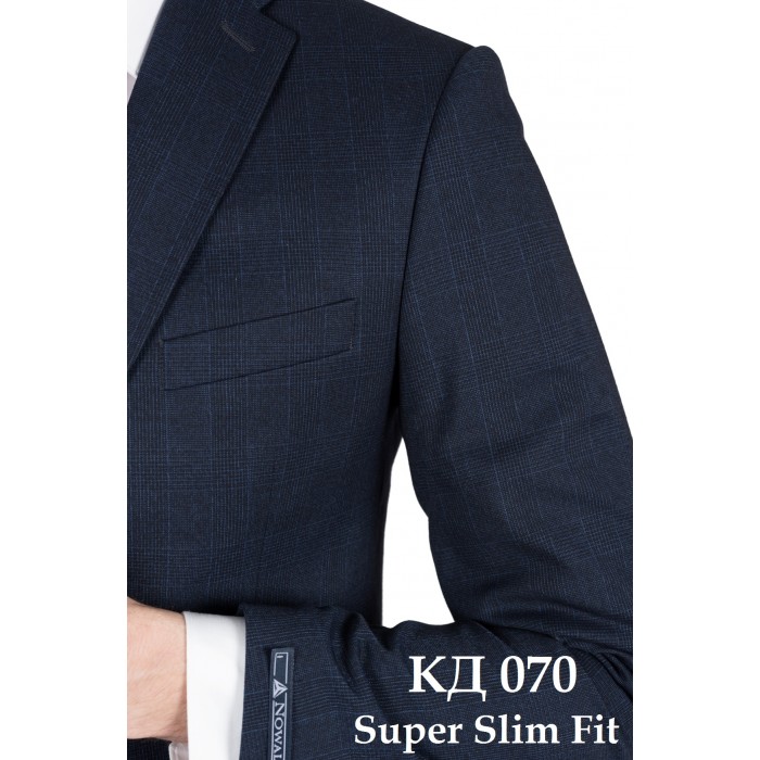 Мужской костюм классический молодёжный Super Slim Fit КД 070
