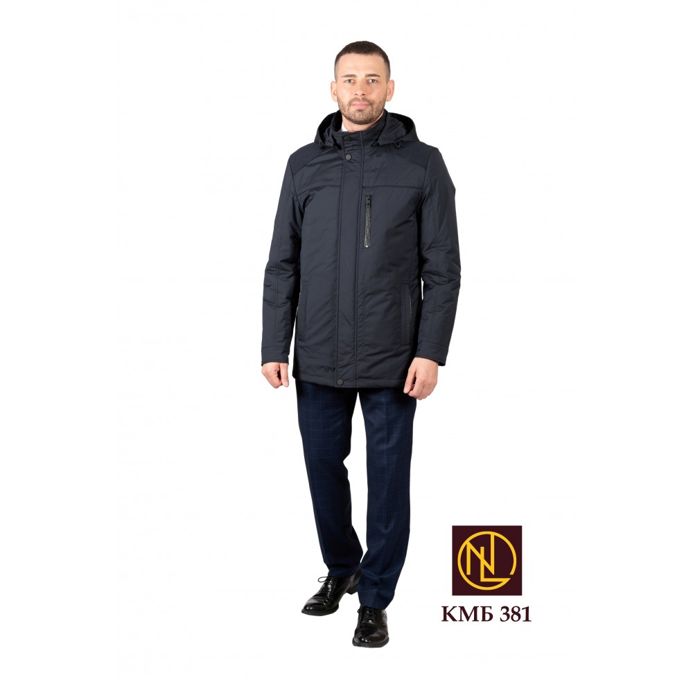 Куртка мужская весна осень КМБ 381 оптом от производителя 2022-2023 из водоотталкивающей ткани