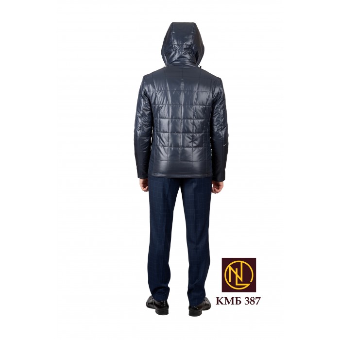 Куртка мужская весна осень КМБ 387 оптом от производителя 2022-2023 из водоотталкивающей ткани