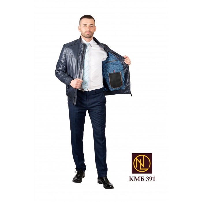 Куртка мужская весна осень КМБ 391 оптом от производителя 2022-2023 из водоотталкивающей ткани