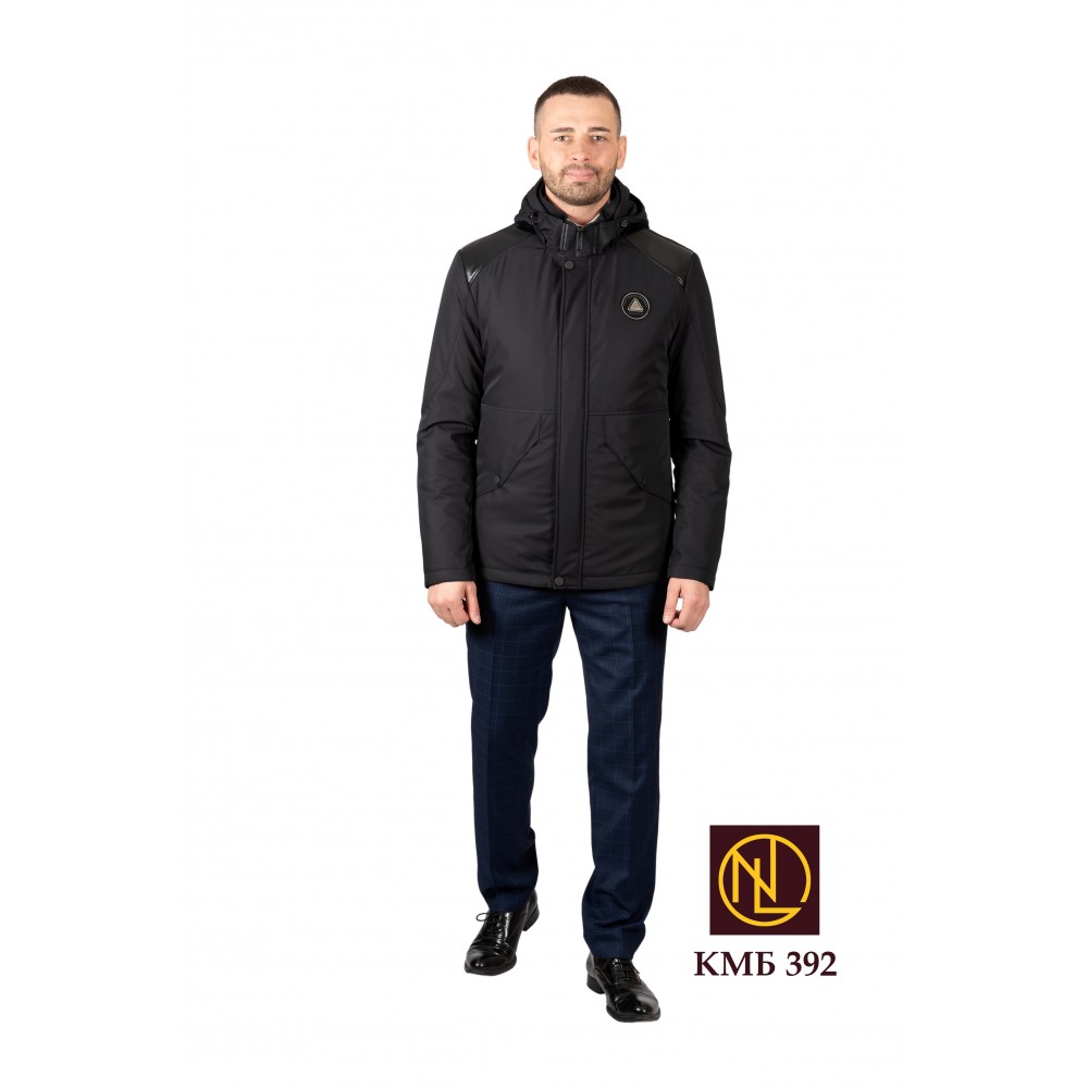 Куртка мужская весна осень КМБ 392 оптом от производителя 2022-2023 из водоотталкивающей ткани