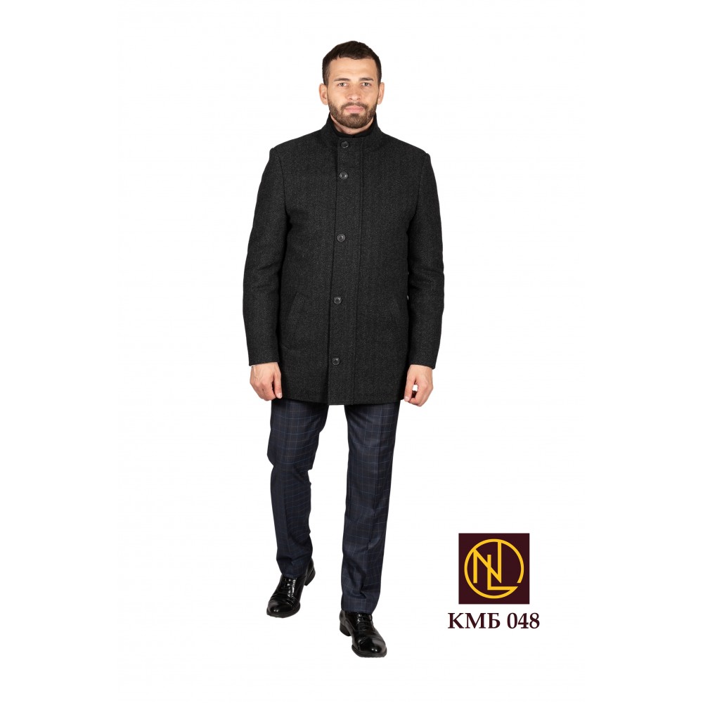 Утеплённое короткое пальто мужское МПБ 048
