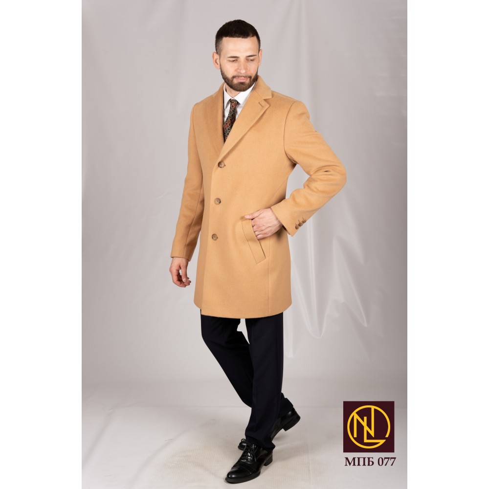 Классическое мужское пальто МПБ 077