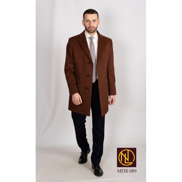 Классическое мужское пальто МПБ 089