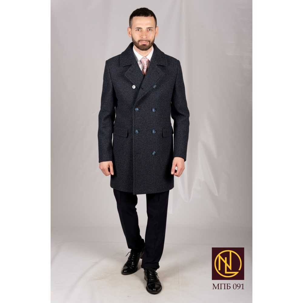 Классическое мужское пальто МПБ 091