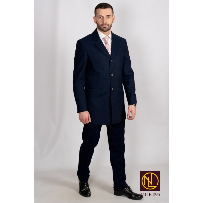 Классическое мужское пальто МПБ 095