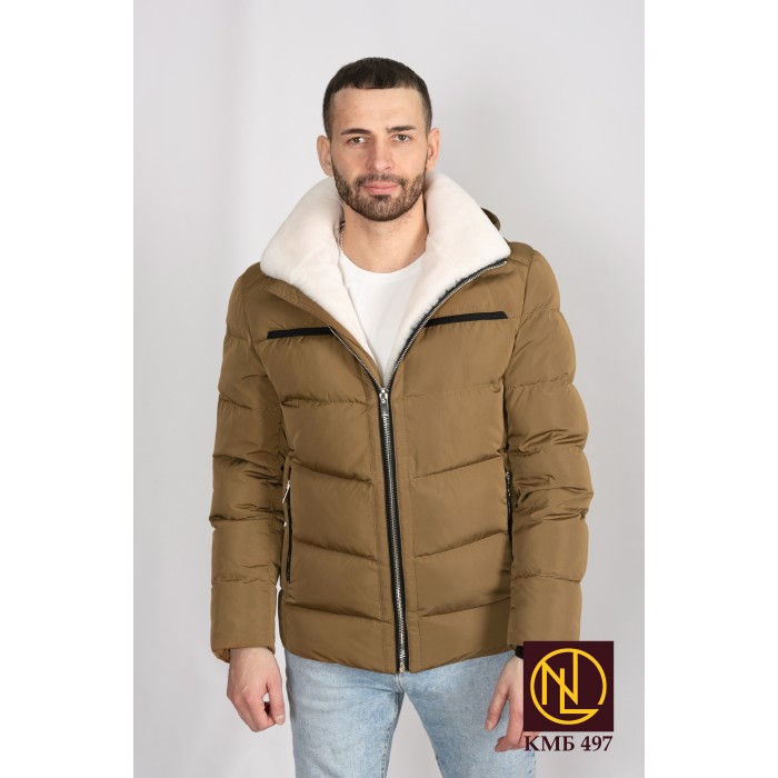 Куртка ЗИМА 2024-2025 зимняя мужская оптом КМБ 497
