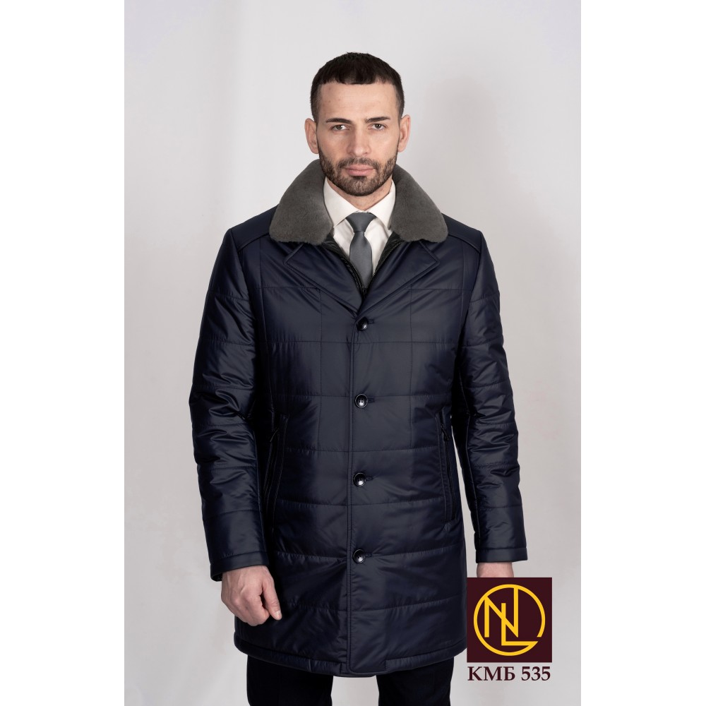 Куртка ЗИМА 2024-2025 зимняя мужская оптом КМБ 535