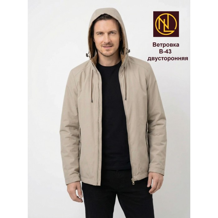 Ветровка мужская оптом В 43 двусторонняя