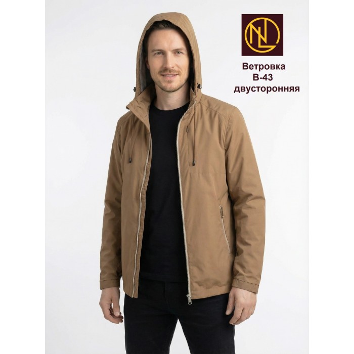 Ветровка мужская оптом В 43 двусторонняя