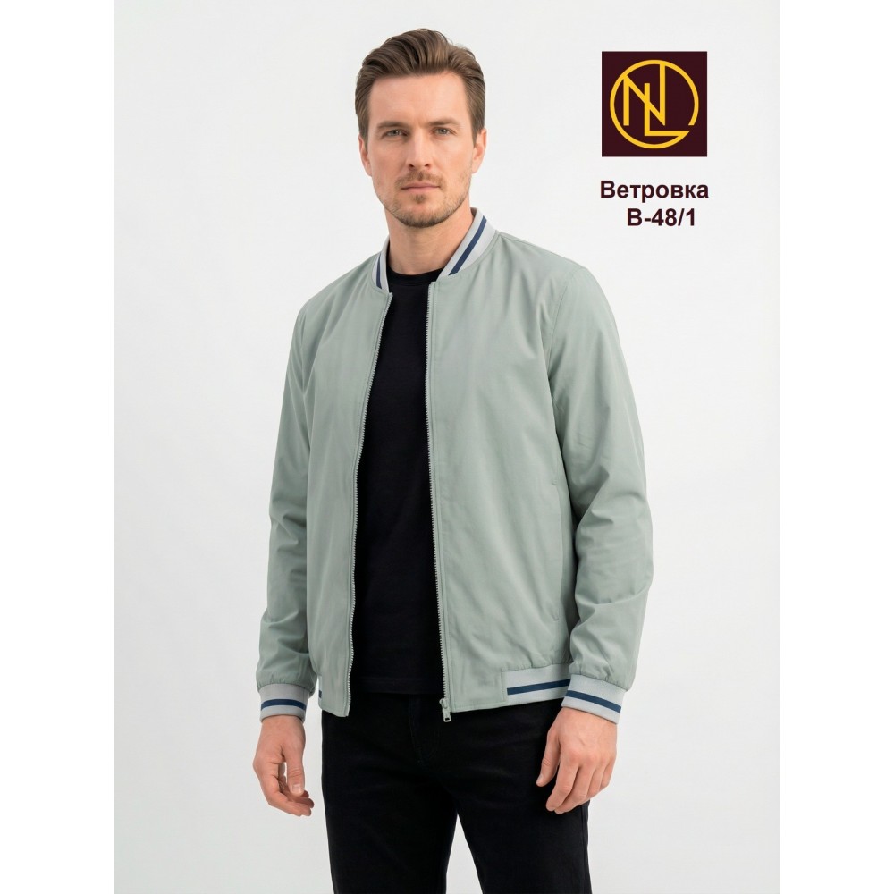 Бомбер ветровка мужская оптом В 48/1