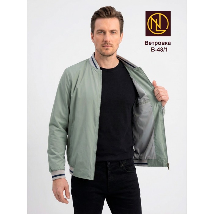 Бомбер ветровка мужская оптом В 48/1