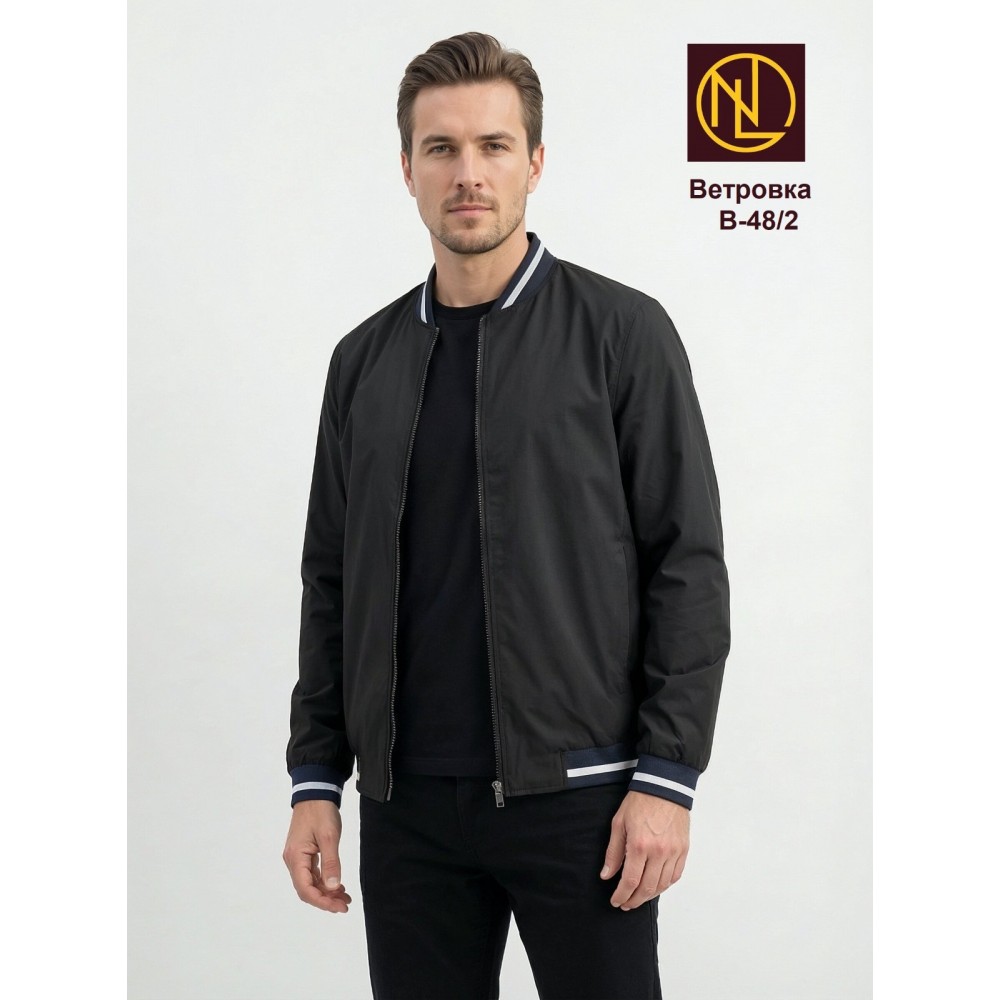 Бомбер ветровка мужская оптом В 48/2