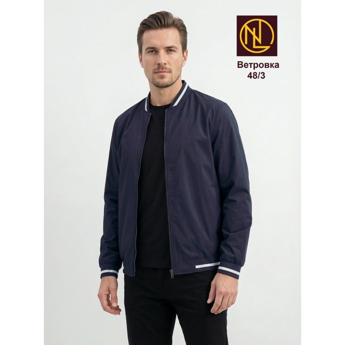 Бомбер ветровка мужская оптом В 48/3