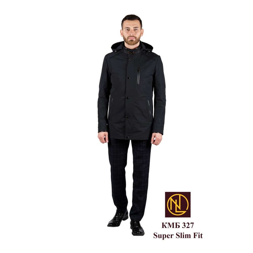 Мужские демисезонные куртки - парки с капюшоном оптом от производителя NowaLLmen 2022-2023 КМБ 327
