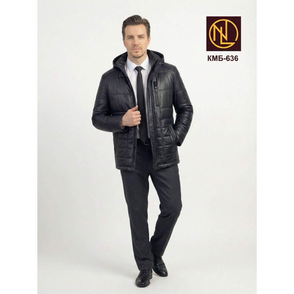 Куртка мужская без меха с капюшоном ОСЕНЬ-ЗИМА 2026 арт. КМБ 636