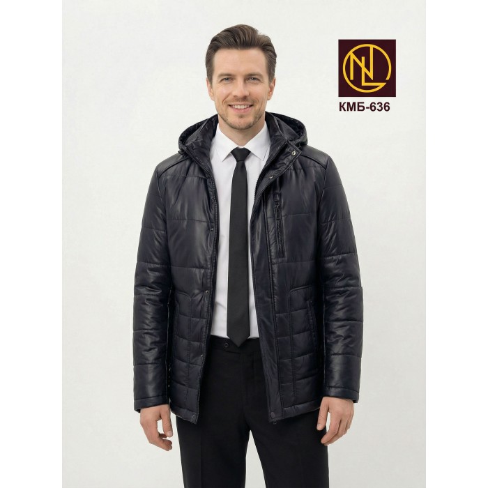 Куртка мужская без меха с капюшоном ОСЕНЬ-ЗИМА 2026 арт. КМБ 636