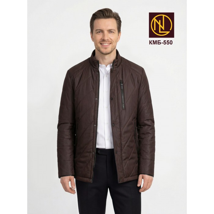 Куртка мужская с воротником стойкой ОСЕНЬ 2026 арт. КМБ 550 Куртка мужская с воротником стойкой ОСЕНЬ 2026 арт. КМБ 550