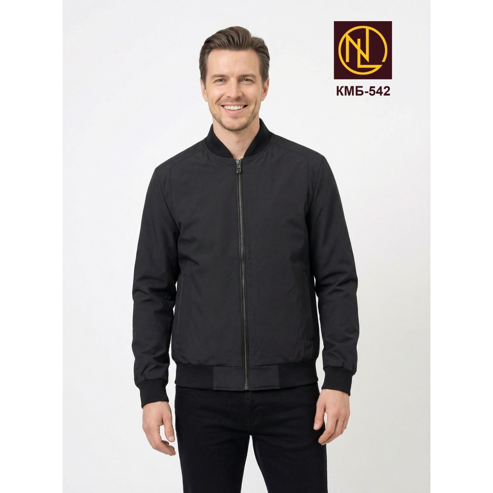 Куртка мужская бомбер с трикотажным воротником ОСЕНЬ 2026 арт. КМБ 542
