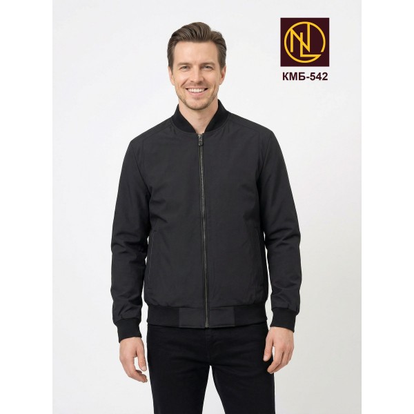Куртка мужская бомбер с трикотажным воротником ОСЕНЬ 2026 арт. КМБ 542 Куртка мужская бомбер с трикотажным воротником ОСЕНЬ 2026 арт. КМБ 542