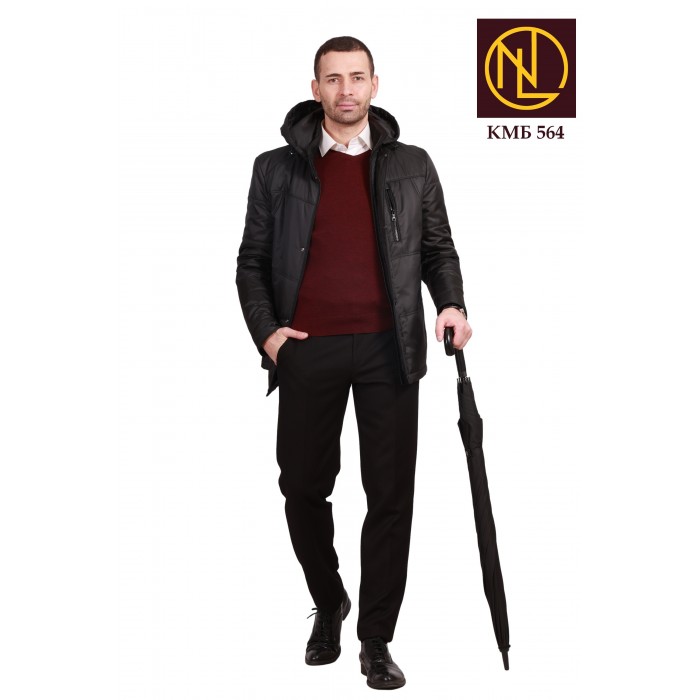 Куртка мужская с капюшоном ВЕСНА 2026 арт. КМБ 464