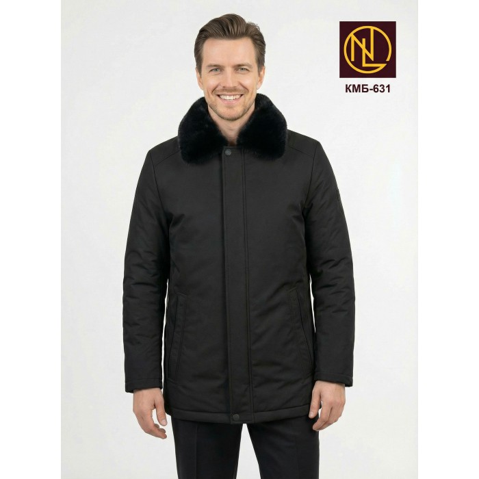 Куртка мужская с мехом норки ЗИМА 2026 арт. КМБ 631