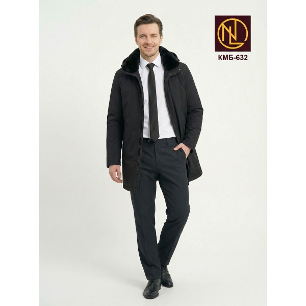 Куртка мужская с мехом норки ЗИМА 2026 арт. КМБ 632