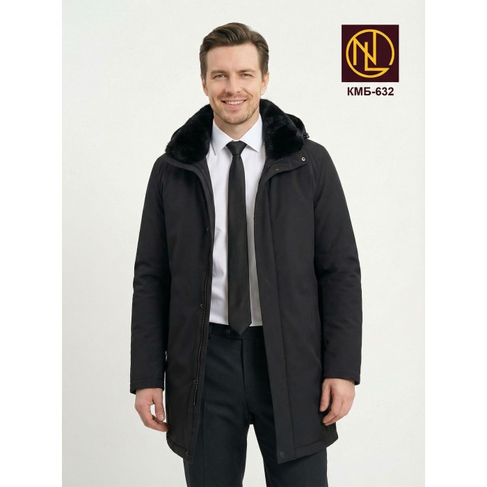 Куртка мужская с мехом норки ЗИМА 2026 арт. КМБ 632